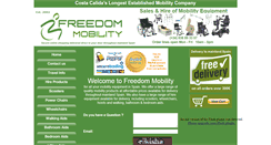 Desktop Screenshot of freedommobilityspain.com