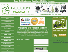 Tablet Screenshot of freedommobilityspain.com